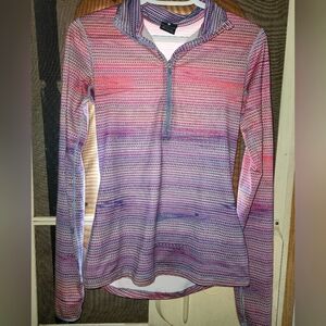 Nike Dri-FIT Women's Striped Quarter-Zip Shirt